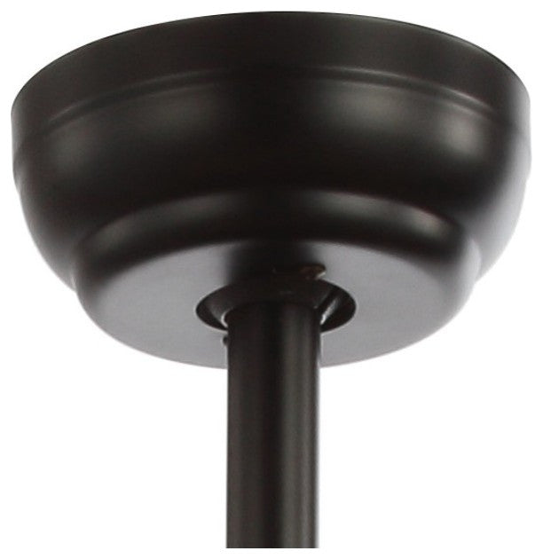 Clift 52" 1-Light Ceiling Fan With Remote, Black