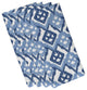 Hipster, Geometric Print Napkin, Blue and Blue, Set of 4
