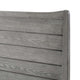 Platform Bed Frame, King Size, Wood, Gray, Modern Farmhouse, Bedroom
