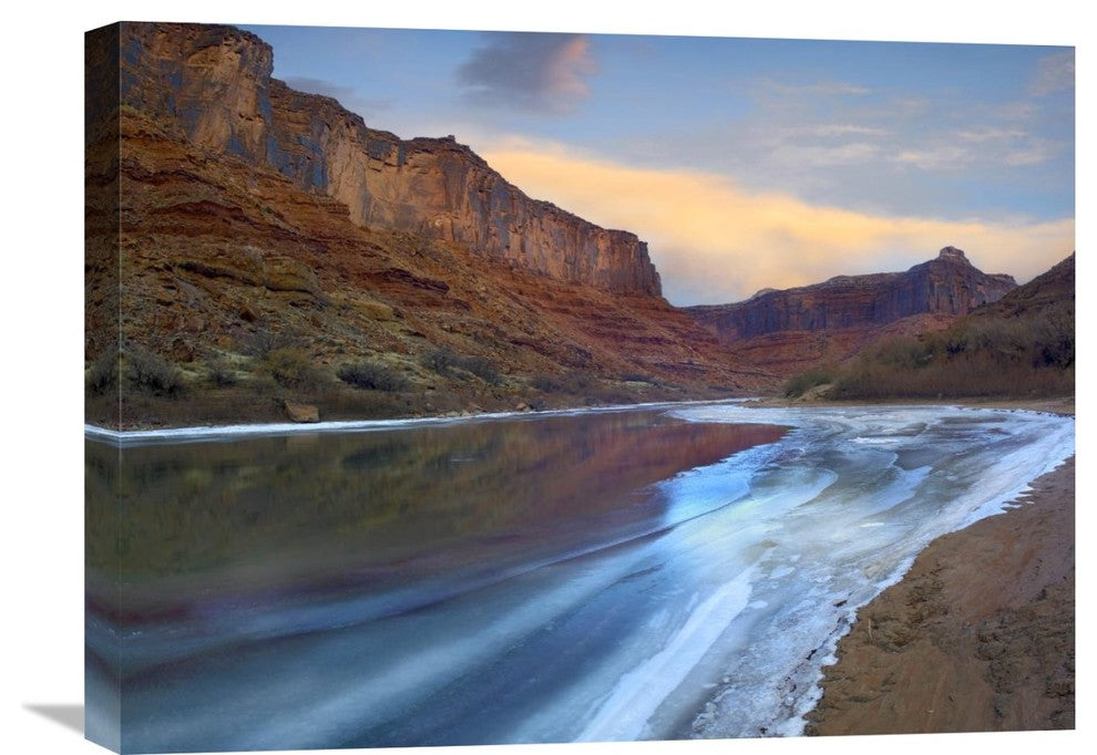 "Ice On The Colorado River, Cataract Canyon, Utah" Artwork