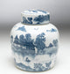 9" Blue & White Ginger Jar