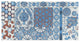 "Turkish Tiles" Digital Paper Print by Kathrine Lovell, 50"x26"