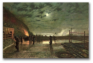 'In Peril' Canvas Art by John Grimshaw