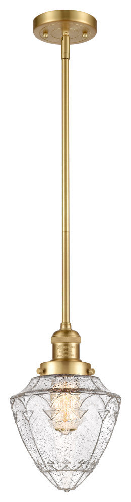 Innovations 201S-SG-G664-7-LED 1 Light Mini Pendant, Satin Gold