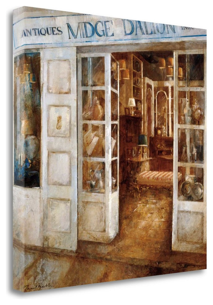 "Antiques" By Noemi Martin, Giclee Print on Gallery Wrap Canvas, Ready to Hang