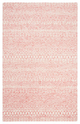 Safavieh Micro-Loop Collection MLP502 Rug, Pink/Ivory, 4' X 6'
