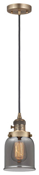 INNOVATIONS 201CSW-BB-G53-LED 1-Light Mini Pendant Brushed Brass