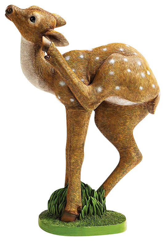 Out From the Thicket Baby Deer Statue