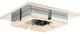 Quoizel PCLT1611C LED Flush Mount Lunette Polished Chrome