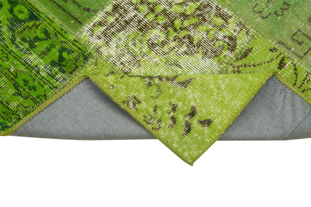 Rug N Carpet - Handwoven Oriental 2' 10" x 9' 10" Antique Patchwork Runner Rug