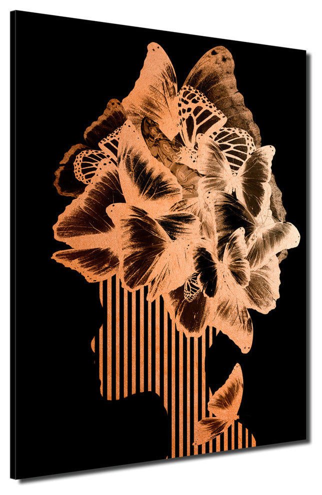 Wall Decor 'Gilt Mod XVIII' in ArtPlexi, 20"x16"