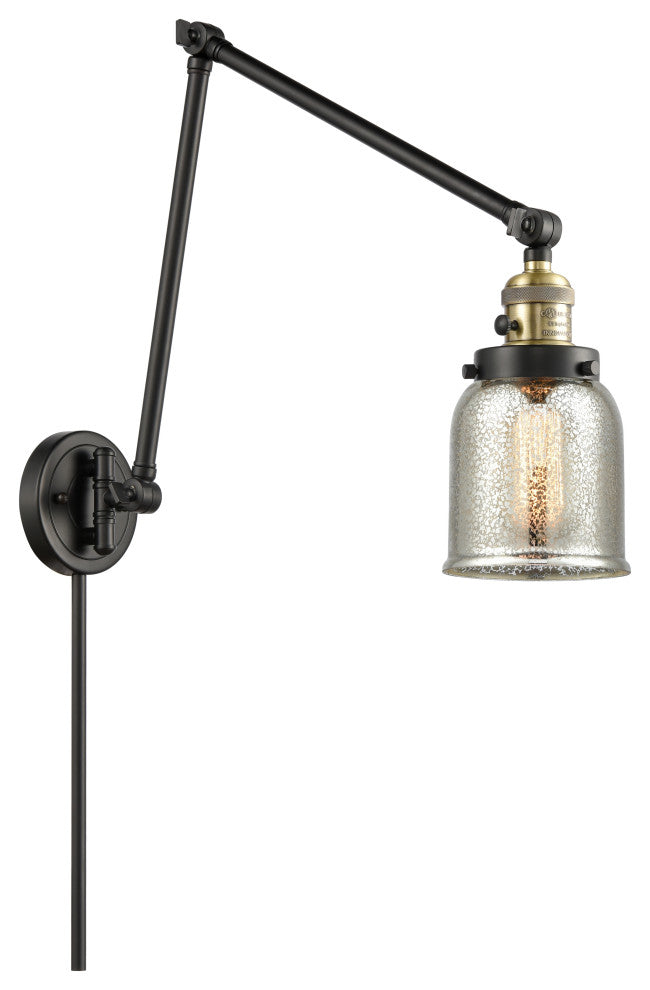 INNOVATIONS 238-BAB-G58 1-Light Swing Arm Black Antique Brass