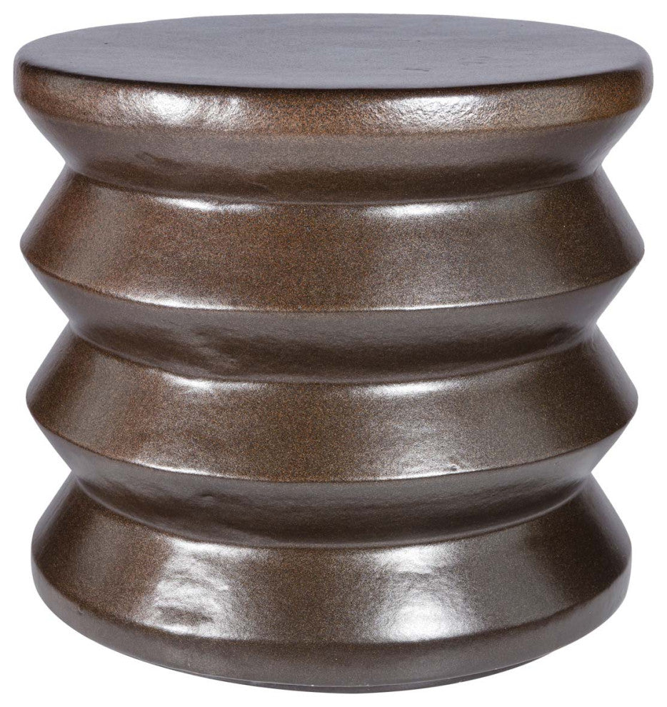 Mirage Accent Table, Pyrite Brown