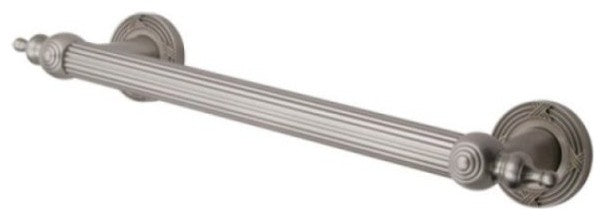 Kingston Brass Satin Nickel Templeton 12" Decorative Grab Bar DR710128