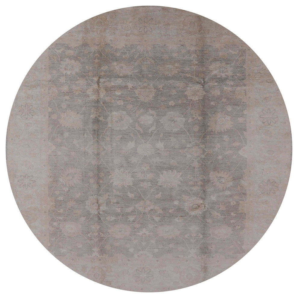 Ahgly Company Indoor Round Mid-Century Modern Area Rugs, 3' Round