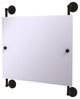 Prestige Que New Landscape Frameless Rail Mounted Mirror, Oil Rubbed Bronze