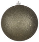 Vickerman N592525DQ 10" Limestone Sequin Ball Drilled, 1 per Bag