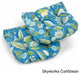 19" U-Shaped Outdoor Tufted Dining Chair Cushion, Set of 2, Skyworks Caribbean