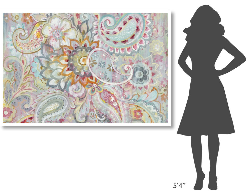 "Boho Japonais Crop" Digital Paper Print by Danhui Nai, 62"x42"