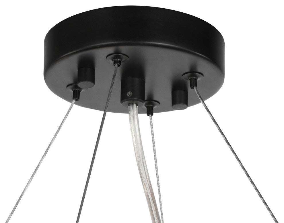 Woodbridge Lighting Garret 8-Light Circular Pendant Chandelier