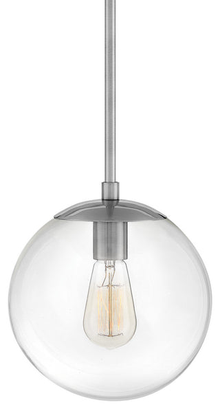 Hinkley Lighting 3747 Warby 1 Light 10"W Globe Pendant - Aged Zinc