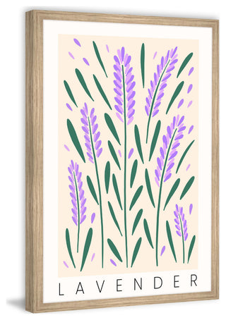 "Love Is Lavender" Framed Painting Print, 20x30