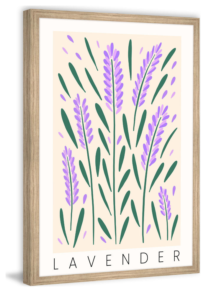 "Love Is Lavender" Framed Painting Print, 20x30