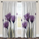 Laural Home Gentian Hope Sheer Window Curtain, 84"