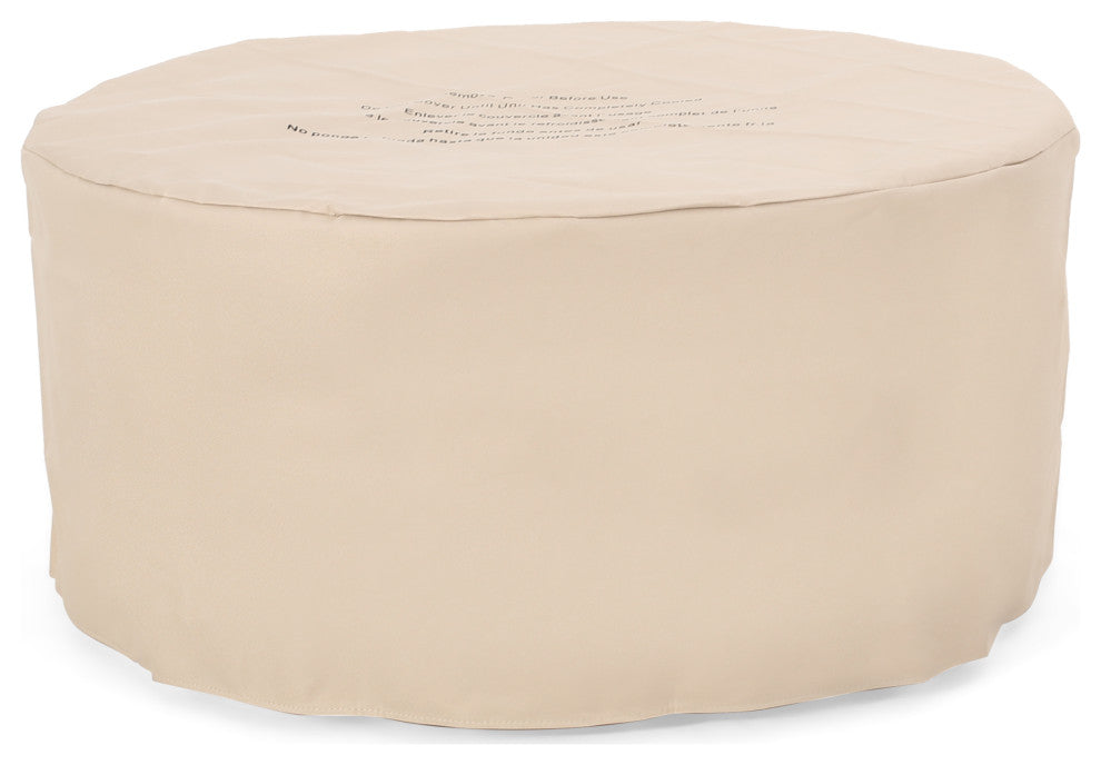 Riga Outdoor 50,000 BTU Circular Fire Pit, No Tank Holder