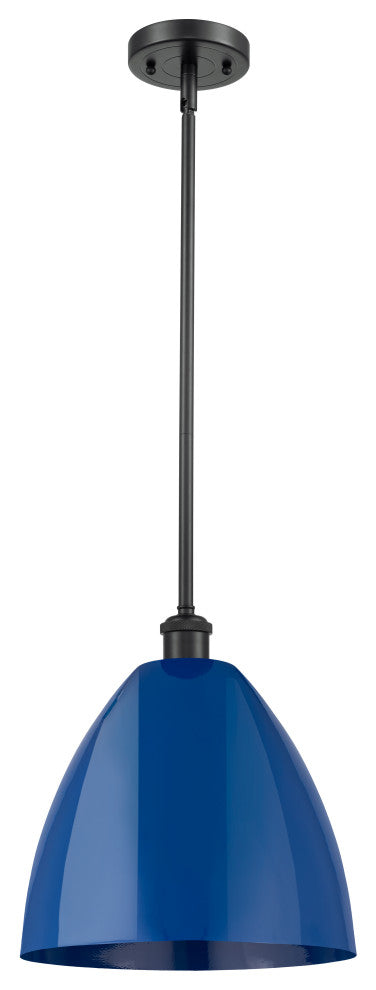 Innovations 516-1S-BK-MBD-12-BL-LED 1 Light Pendant, Matte Black