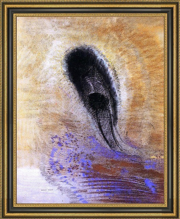 Odilon Redon Underwater Vision - 16" x 20" Framed Premium Canvas Print