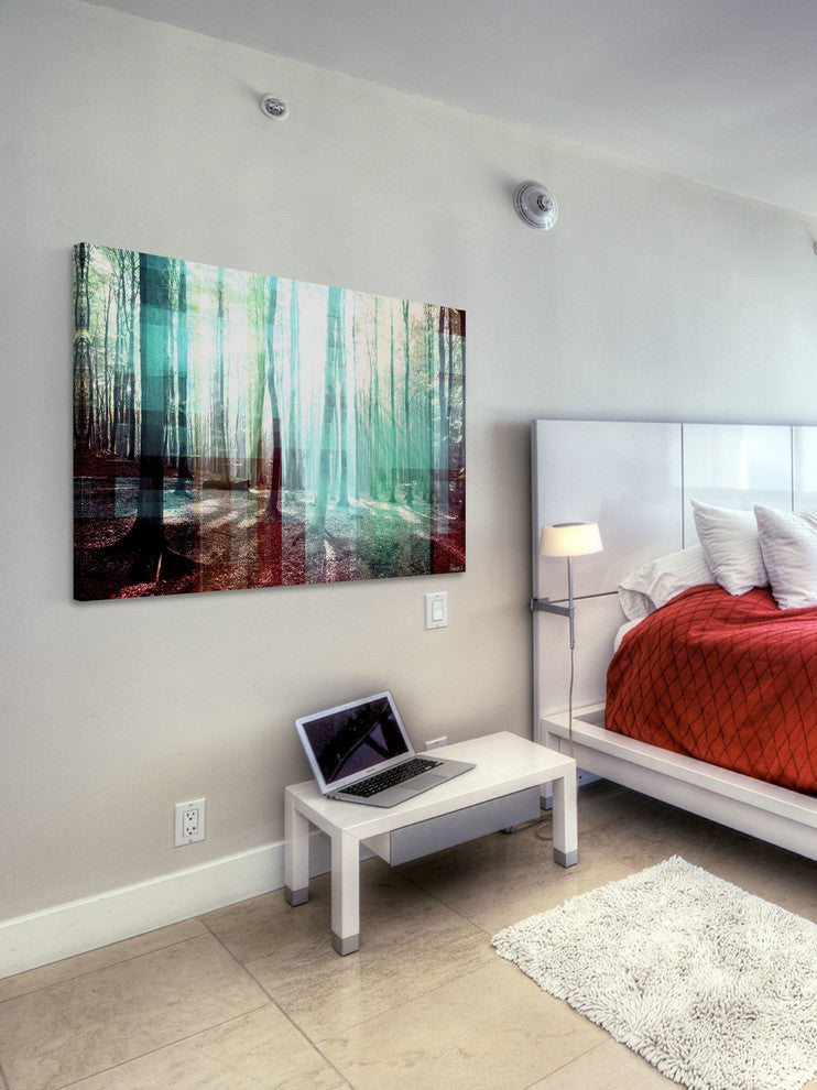 "Tree Rays" Fine Art Canvas Print, 24"x16"