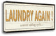 "Laundry Again!" By Pela, Giclee Print on Gallery Wrap Canvas, Ready to Hang