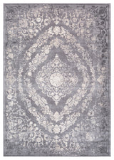 Tibetan Updated Traditional Camel, Charcoal Area Rug, 2'x3'