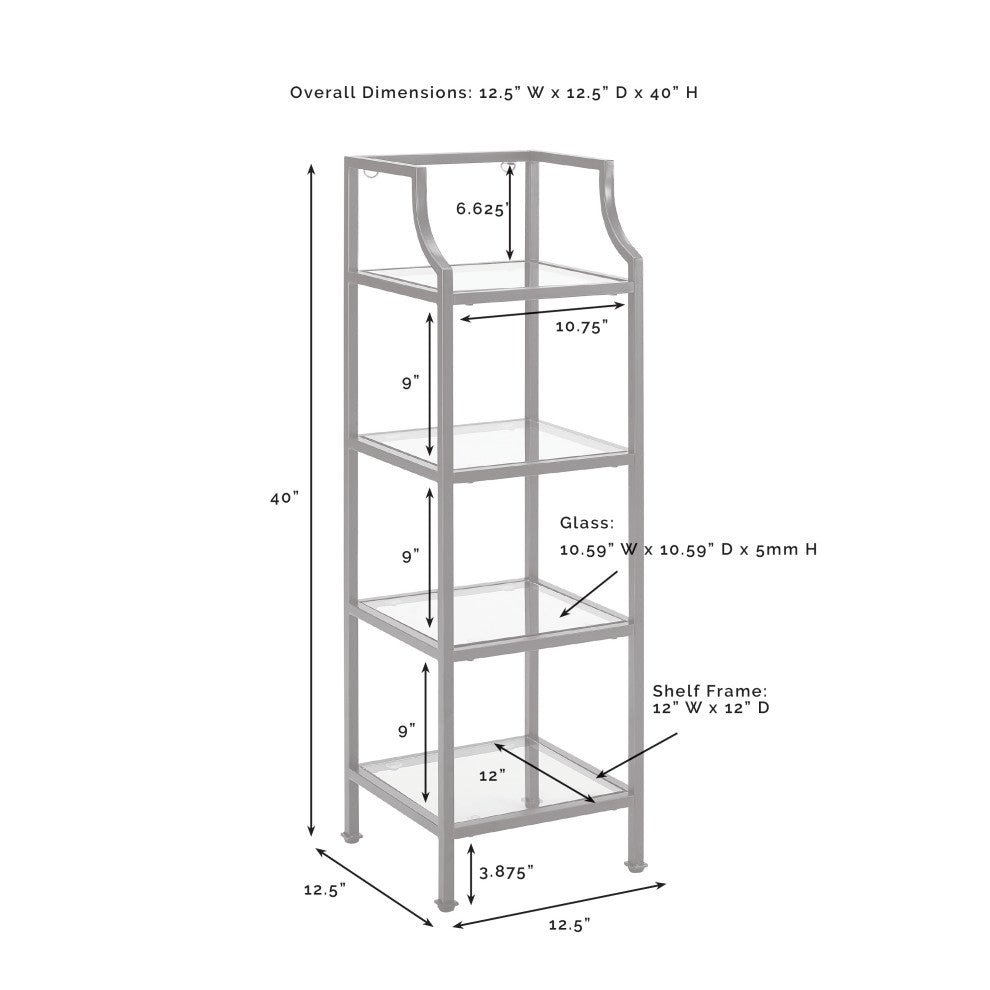 Aimee Short Etagere Soft Gold