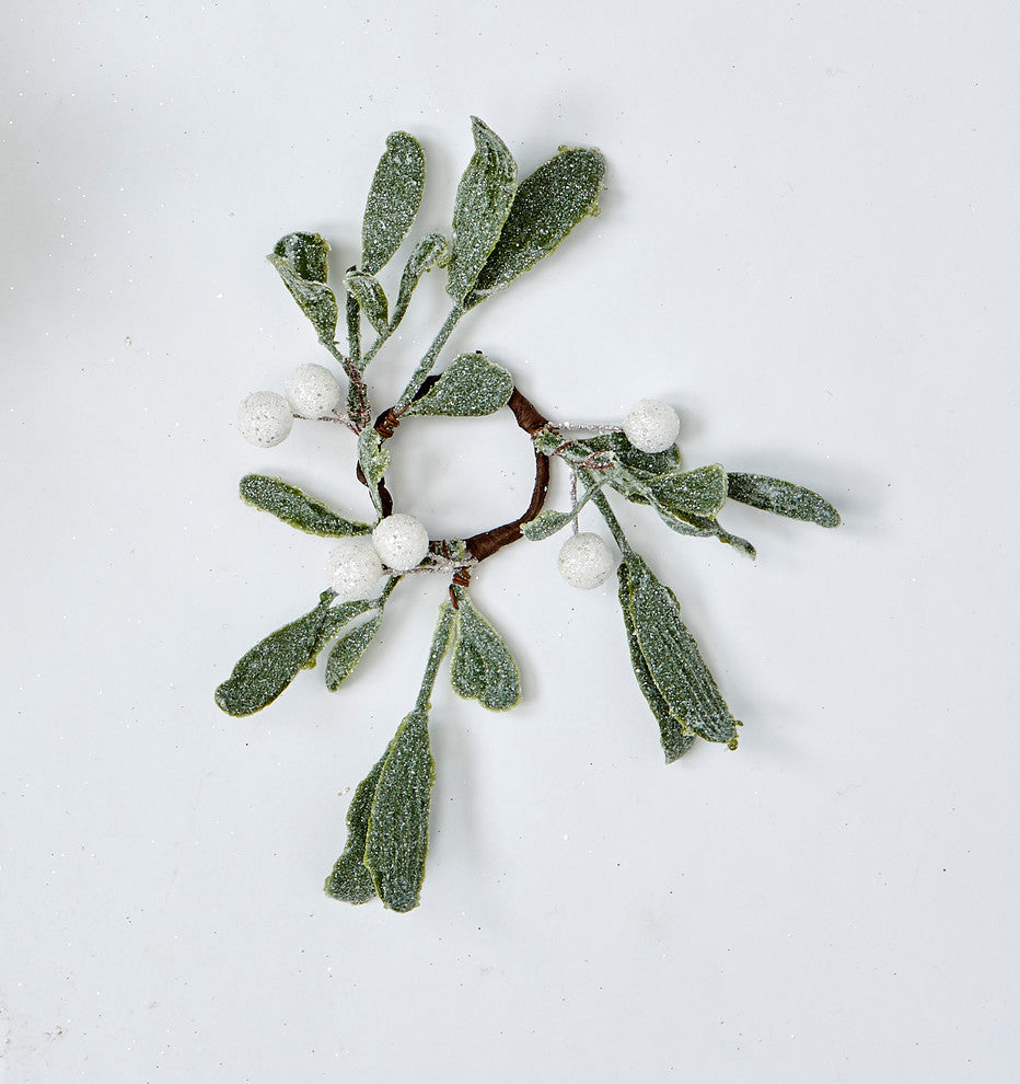1.25" Inner Diameter Mistletoe Candle Ring
