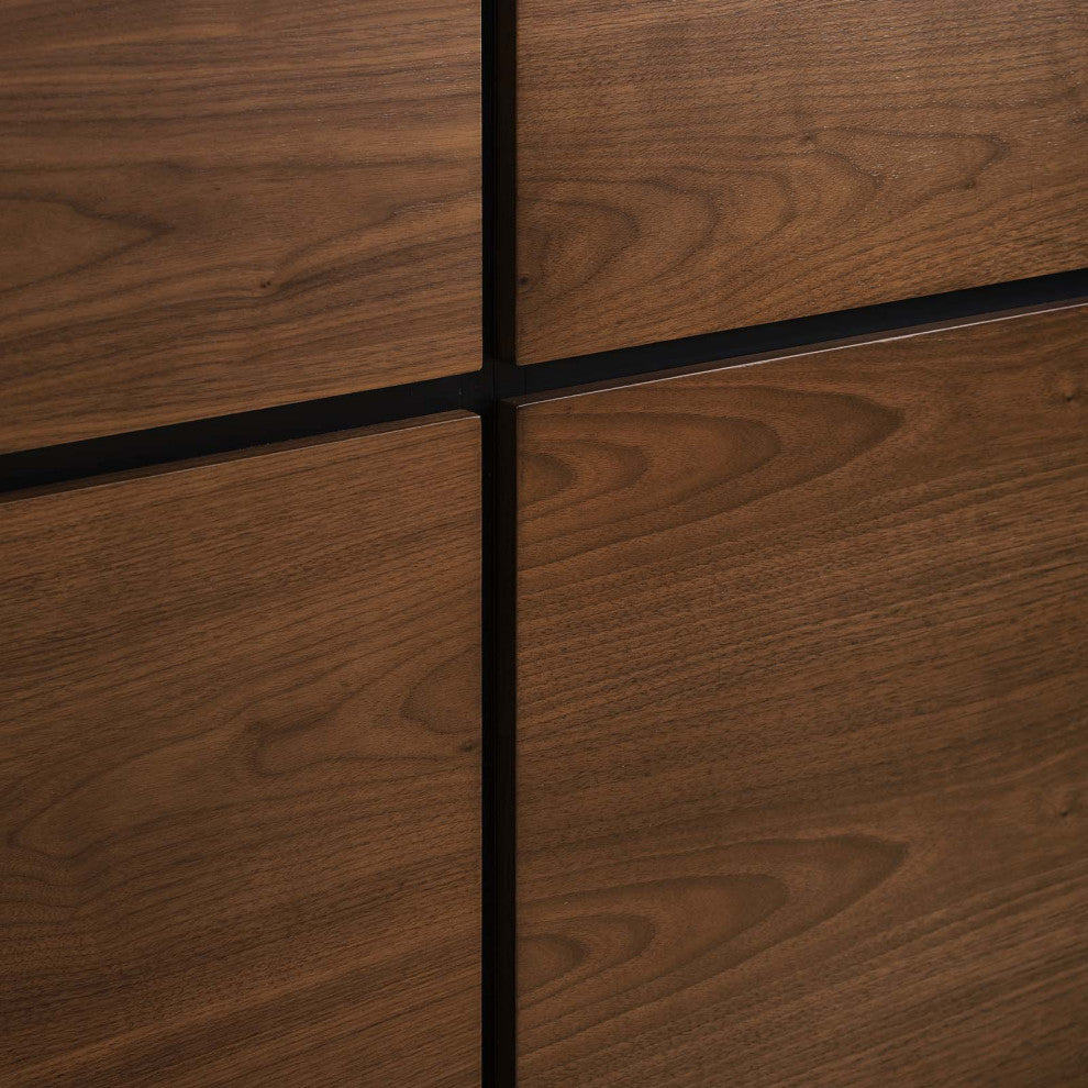 Caima 6-Piece Bedroom Set Walnut