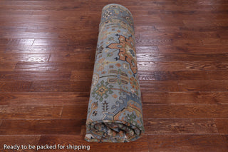 9' 1" X 12' 1" Handmade Persian Fine Serapi Wool Rug - Q11645
