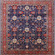 Ahgly Company Indoor Square Mid-Century Modern Area Rugs, 6' Square