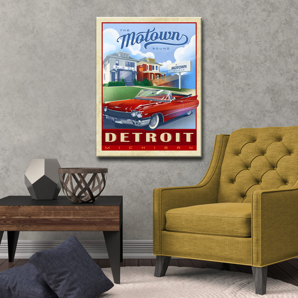 Canvas Art 'Motown, Detroit' by Dorothea Taylor, 40x30