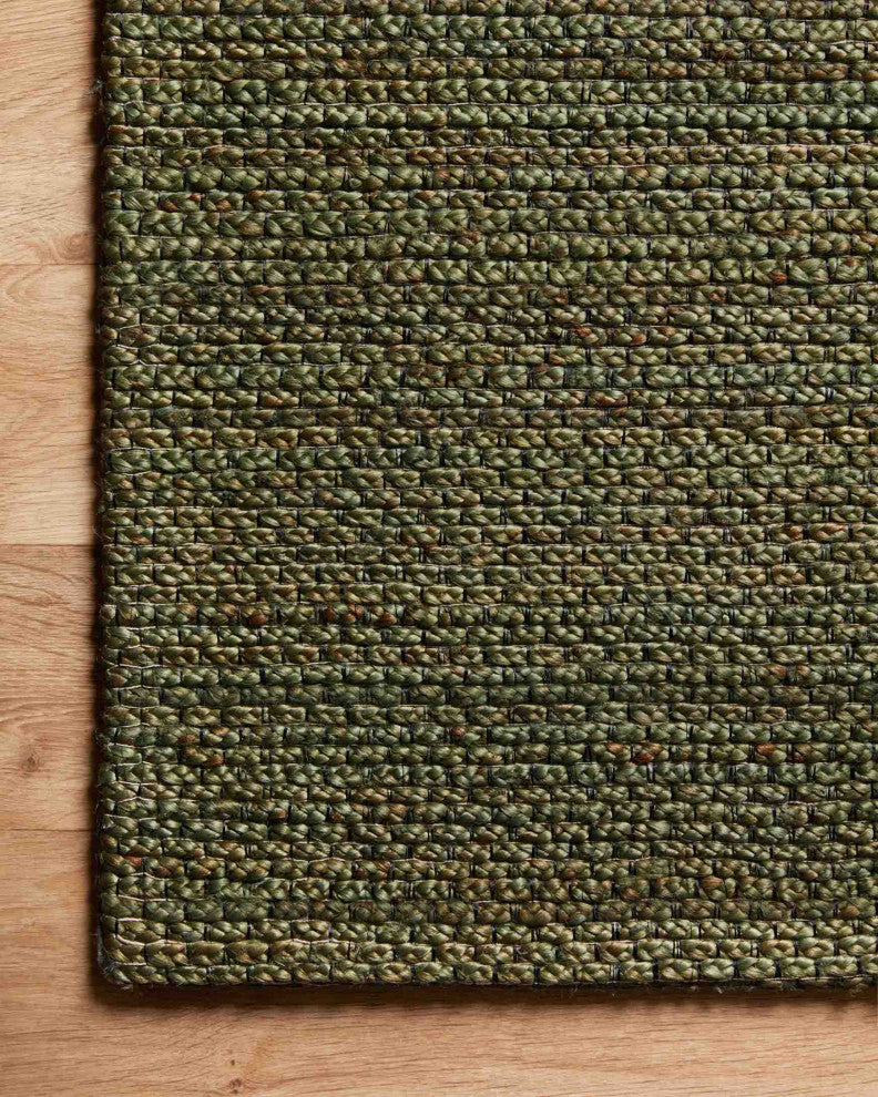 Lily LIL-01 Green 3'6"x5'6" Area Rug