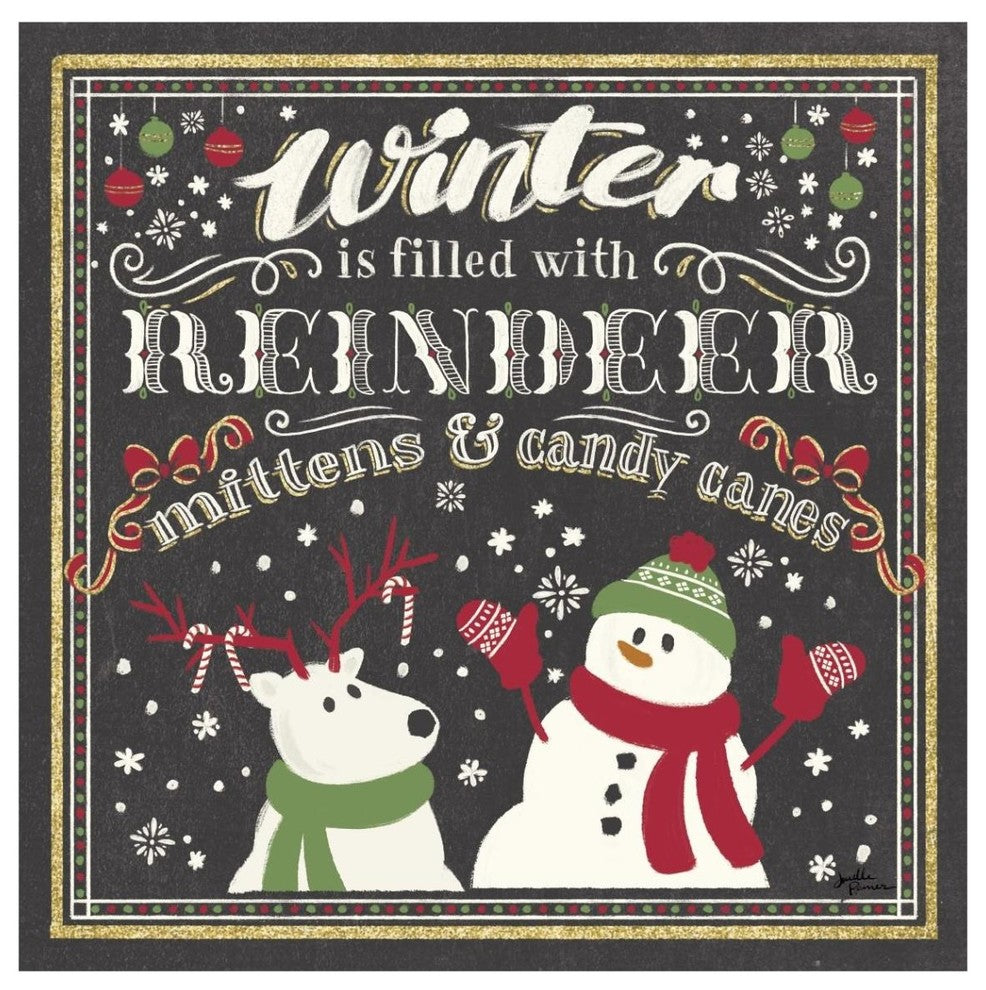 "Winter Wonderland I" Digital Paper Print by Janelle Penner, 42"x42"