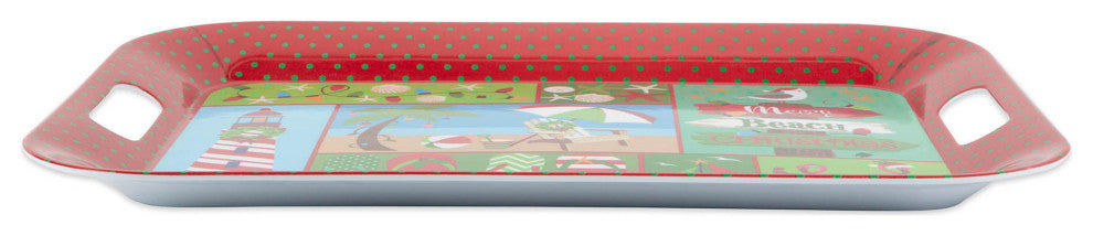 Coast Xmas Melamine Tray, Set of 4