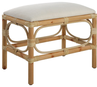 Laguna Small White Bench
