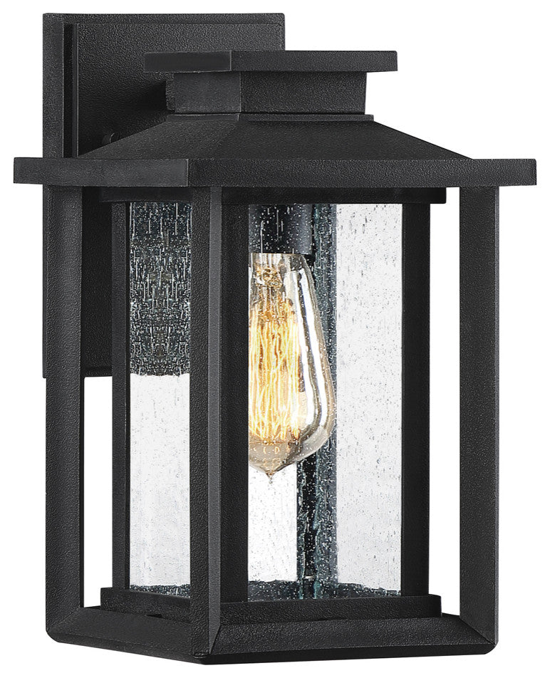 Wakefield 1-Light Outdoor Lantern, Earth Black