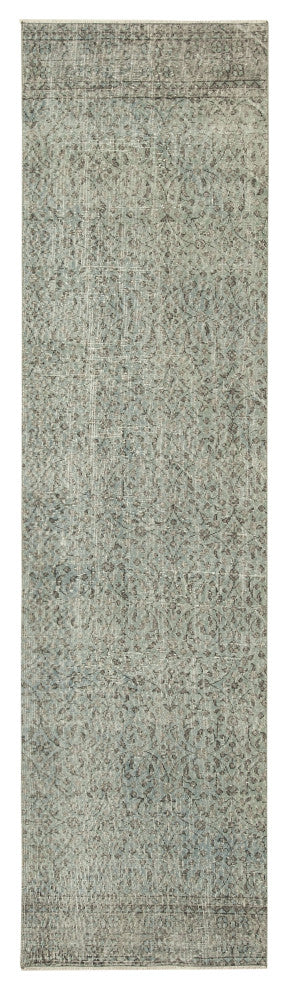 Rug N Carpet - Handmade Oriental 2' 7" x 9' 11" Wool Floor Runner Rug