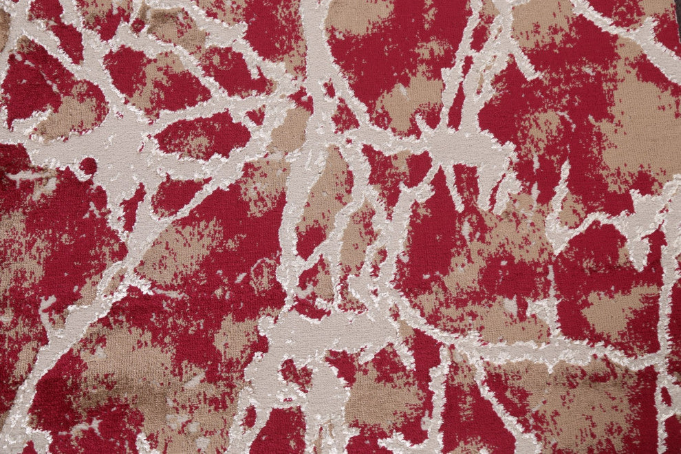 Abstract Turkish Transitional Oriental Area Rug Contemporary Carpet 3x10