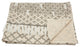 Nourison Home 50"x60" Mina Victory Throw Stonewash Throw Natural Throw Blanket