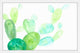 "Prickly Pear Fantasy" Framed Painting Print, 45"x30"