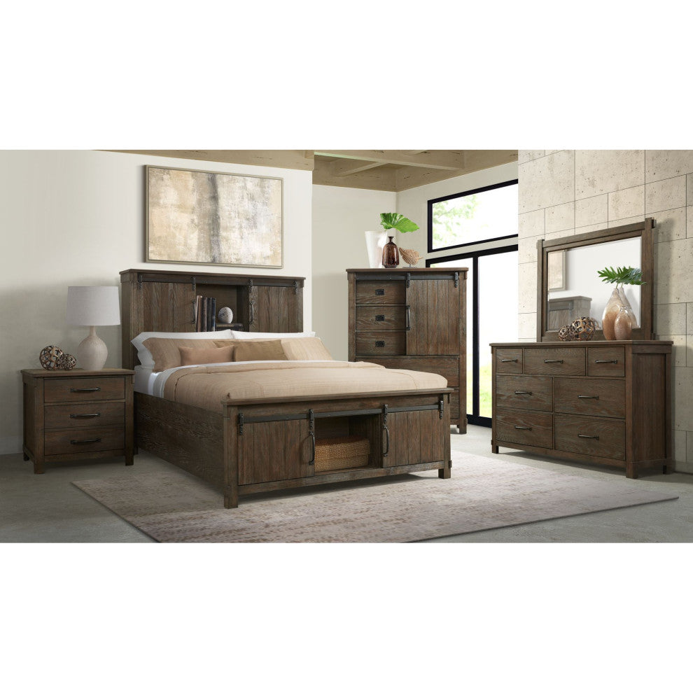 Picket House Furnishings Jack King Platform Storage Bed